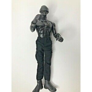 G.I. Joe Snake Eyes Action Figure w/ Boots & Pants Punch/Sound TESTED/WORKING
